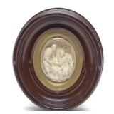 19th C. French Carved Meerschaum Relief Plaque
