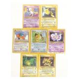 7 Pokemon 1999-2000 Black Star Promo Trading Cards