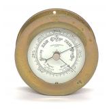 Emory & Douglas Brass Ships Porthole Barometer