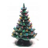 Vintage 19' Ceramic Lighted Christmas Tree (works)