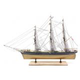 Scale Model of 19th C. British Clipper Ship 23' L