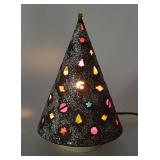 1930s Noma Cheer-O-Lite Metal Christmas Tree Lamp