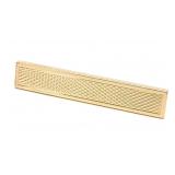 14K Yellow Gold Textured Bar Brooch / Pin (43x8mm)