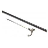 Mermaid Sword Handled Walking Cane