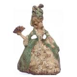 Cast Iron Colonial Woman Doorstop