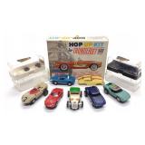 7 Vintage Aurora & Faller Slot Cars & Hop Up Kit
