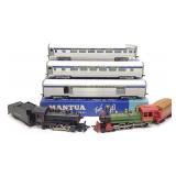 5 Mantua HO Locomotive Trains & Passenger Cars