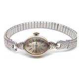 14K White Gold Waltham Ladies Wrist Watch