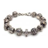 Pandora Sterling Silver 13 Charm Bracelet (ALE)