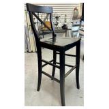 EBONIZED BAR STOOL