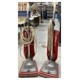PAIR OF COMMERCIAL UPRIGHT VACUUM CLEANERS