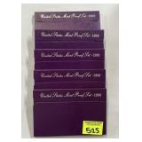 1988/89 U.S. PROOF SETS