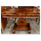 ANTIQUE CONVERTIBLE CONSOLE GAME TABLE