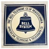BELL SYSTEMS TIN SIGN