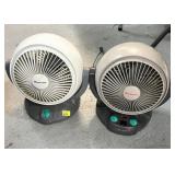 PAIR OF DURACRAFT FANS
