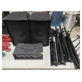 HARBINGER HA120 PA SOUND SYSTEM - WORKING
