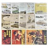 VINTAGE AUTOMOBILIA ADVERTISING TEAR SHEETS