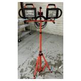 CRAFTSMAN WORK LIGHTS ON ADJUSTABLE STAND