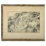 LOIS RAPP GRAPHITE ON PAPER ART