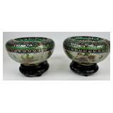 CHINESE PLIQUE-A-JOUR BOWLS