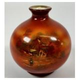 ANTIQUE PORTRAIT BUD VASE