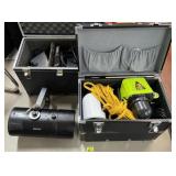 LOT OF STUDIO LAMPS WITH CASES