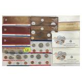 1984/85/86/88 U.S. UNCIRCULATED COIN SETS