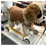 VINTAGE TRUDI RIDE-ON TOY DOG
