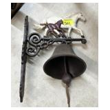 CAST IRON HORSE BELL