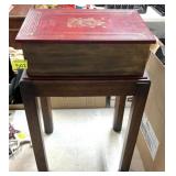 BOOK-FORM SIDE TABLE