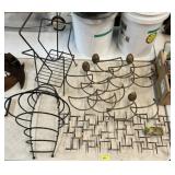 MID-CENTURY METAL DECORATIVE OBJECTS