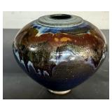 GLAZED ART POTTERY VESSEL