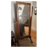 ANTIQUE OAK DRESSING MIRROR