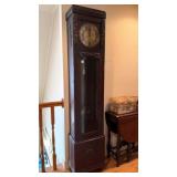 ANTIQUE CASE CLOCK - AS FOUND