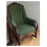 ANTIQUE ROCKER WITH LAMP