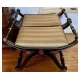 PAIR CONTEMPORARY NEOCLASSICAL REGENCY STOOLS