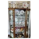ANTIQUE TO VINTAGE CHINA CABINET CONTENTS