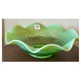 OPALESCENT RUFFLE DAISY BOWL