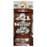 ANTIQUE TO VINTAGE CHINA CABINET CONTENTS