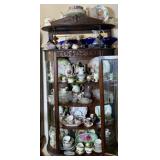 ANTIQUE TO VINTAGE CHINA CABINET CONTENTS