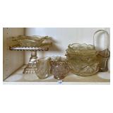 EAPG - PATTERN AND CUT GLASS COLLECTION