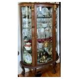 BOWED GLASS CHINA CABINET