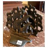 CAST IRON SHIP BOOKENDS