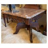 MARBLE TOP ACCENT TABLE