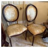 ANTIQUE MEDALLION BACK CHAIRS