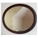 ANTIQUE OVAL MIRROR
