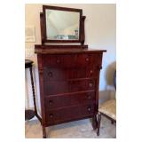 EMPIRE CHEST OF DRAWER WITH MIRROR