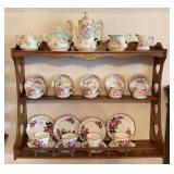 LOT OF TEA-CUPS AND SAUCERS - RS PRUSSIA