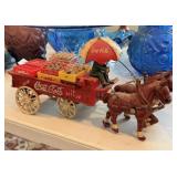 COCA-COLA CAST IRON WAGON