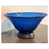 BLENKO COBALT BOWL